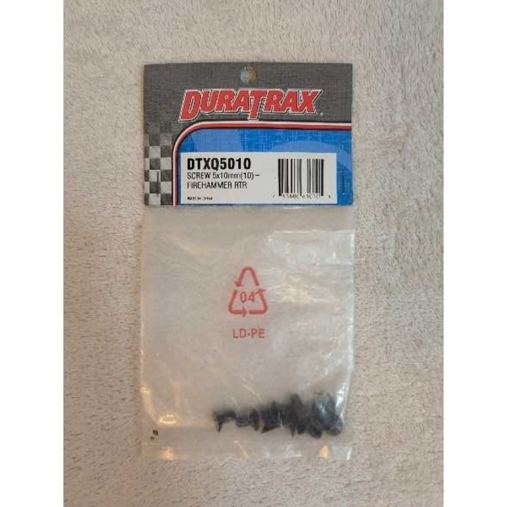 Duratrax DTXQ5010 5x10mm Screws Firehammer RTR RC Car Parts New